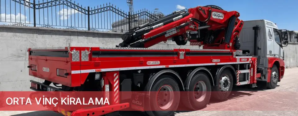 Orta İlçemi Vinç Kiralama
